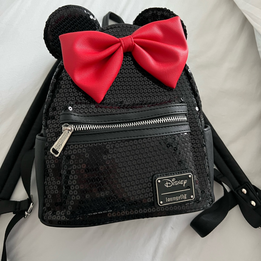 Disney Loungefly Minnie backpack.